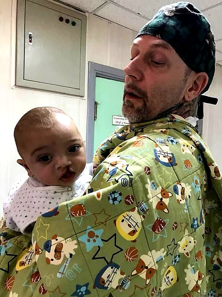 Post-operative paediatric patient
