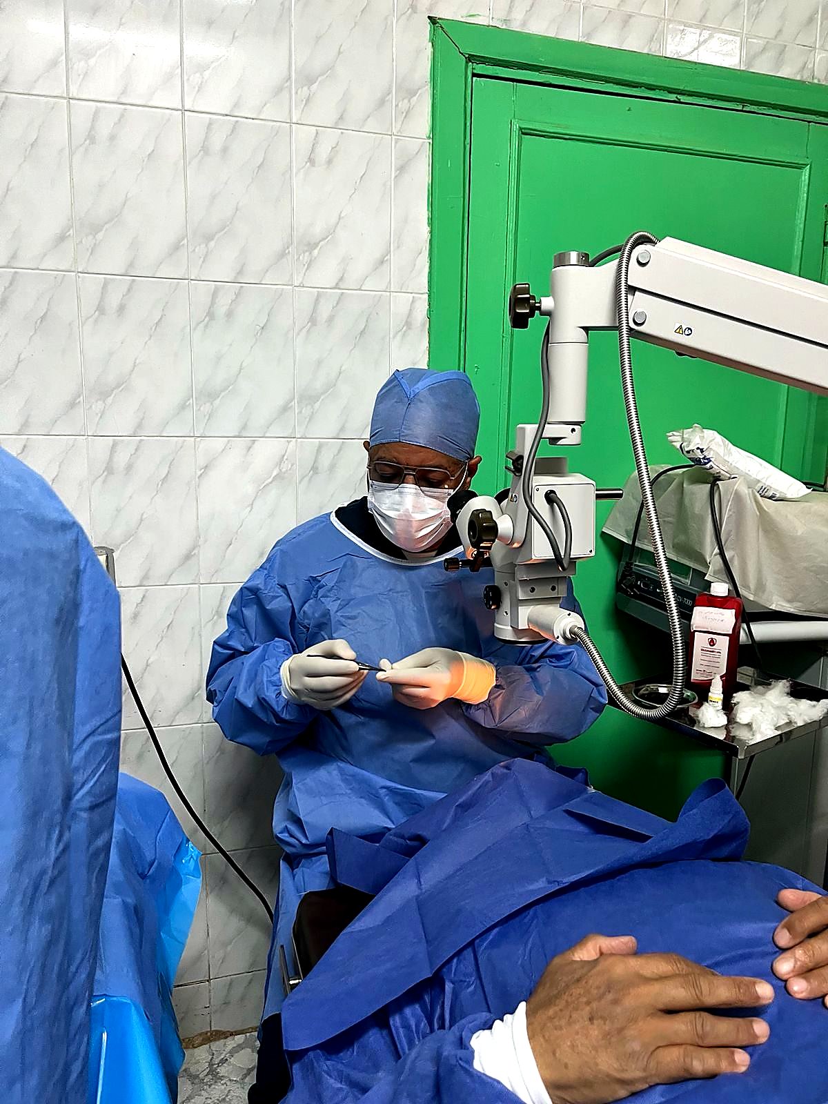 Operating room during convoy